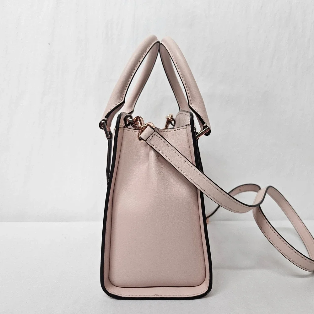 Michael Kors Mott Medium Messenger Crossbody Bag 35T0ROXM2L Pink Rose Gold